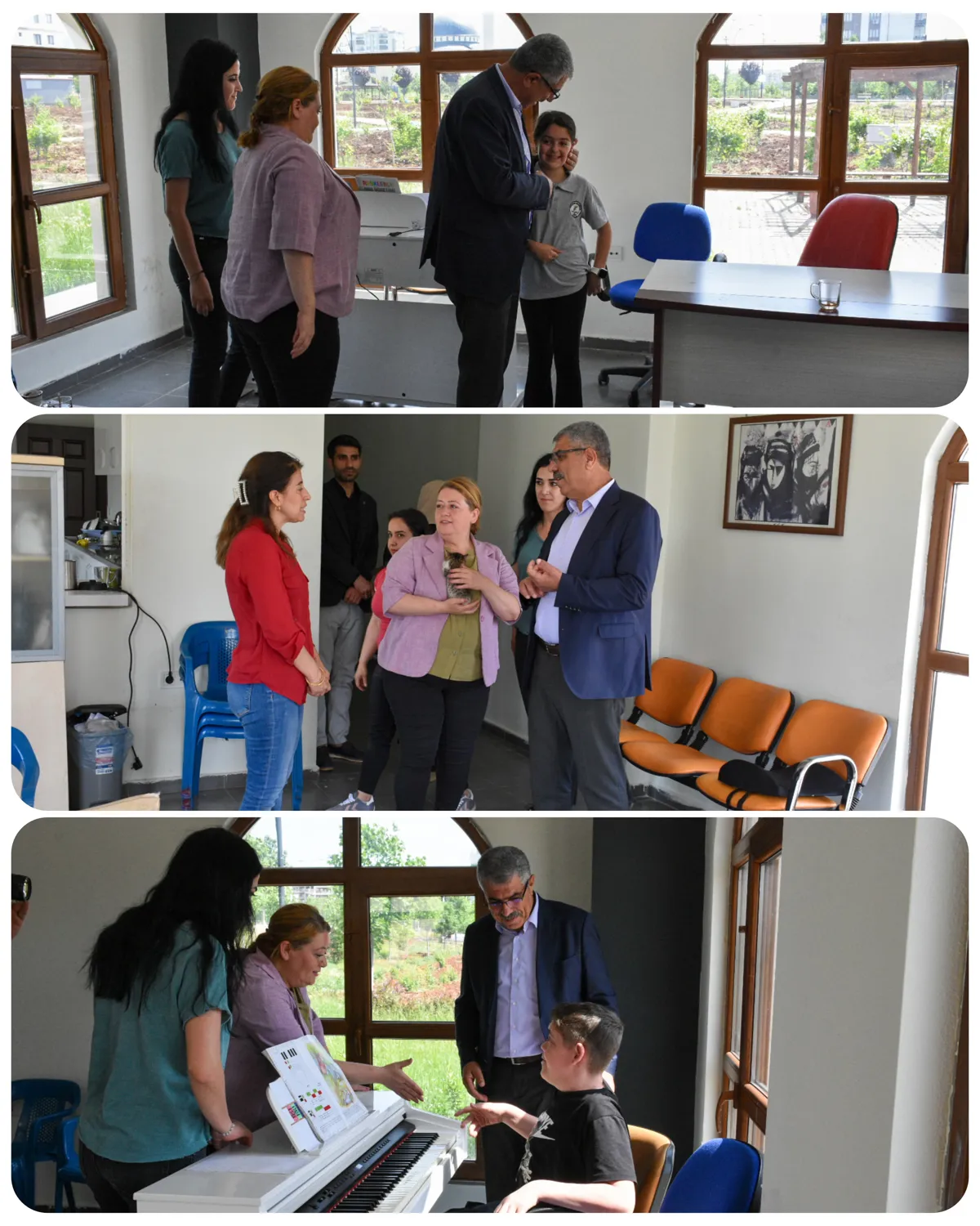 Eş Başkanlarımız, Belediyemiz ''Şantiye Binası ve Bağ Evini '' ziyaret etti.