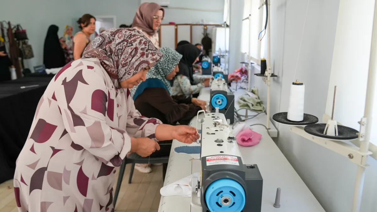 Kadınlar için ‘Yıkanabilir Ped Atölyesi düzenlendi