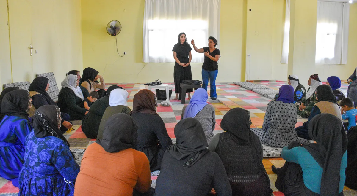 Develi Mahallesi'nde kadınlarla farkındalık çalışması yapıldı