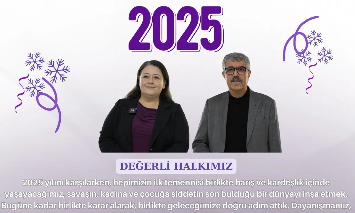 EŞ BAŞKANLARDAN YENİ YIL MESAJI