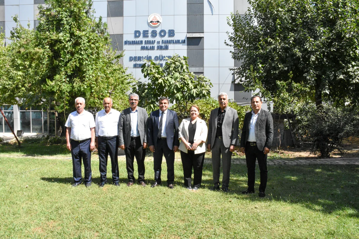 Eş Başkanlar Ayaz ve Çelik DESOB’u ziyaret etti