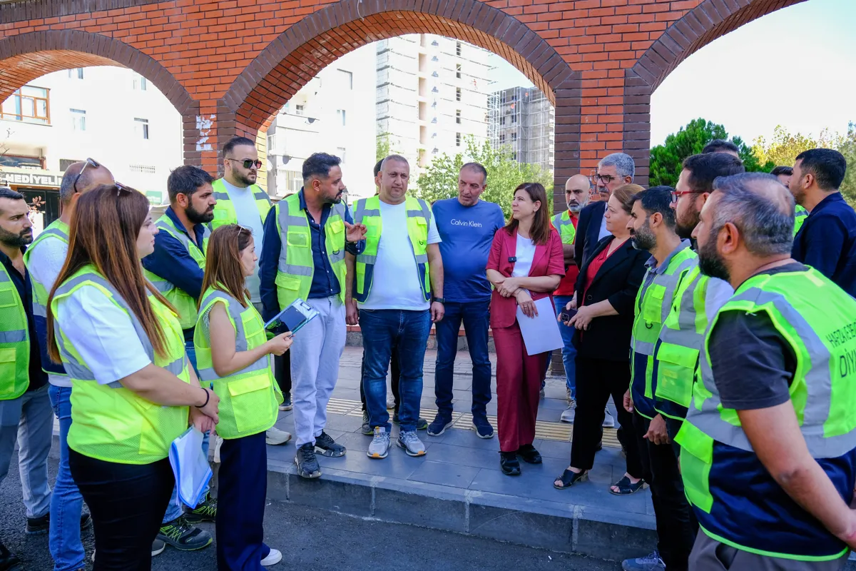 Eşbaşkanlar proje alanlarını inceledi