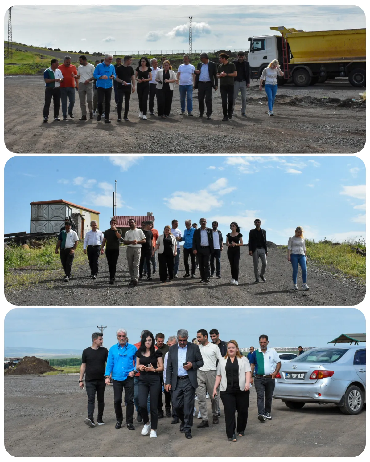 Eş Başkanlarımız “Leyla AYAZ ve Siraç ÇELİK “Zabıta Müdürlüğü’nü ve Konkasör Şantiyesini  ziyaret  etti.