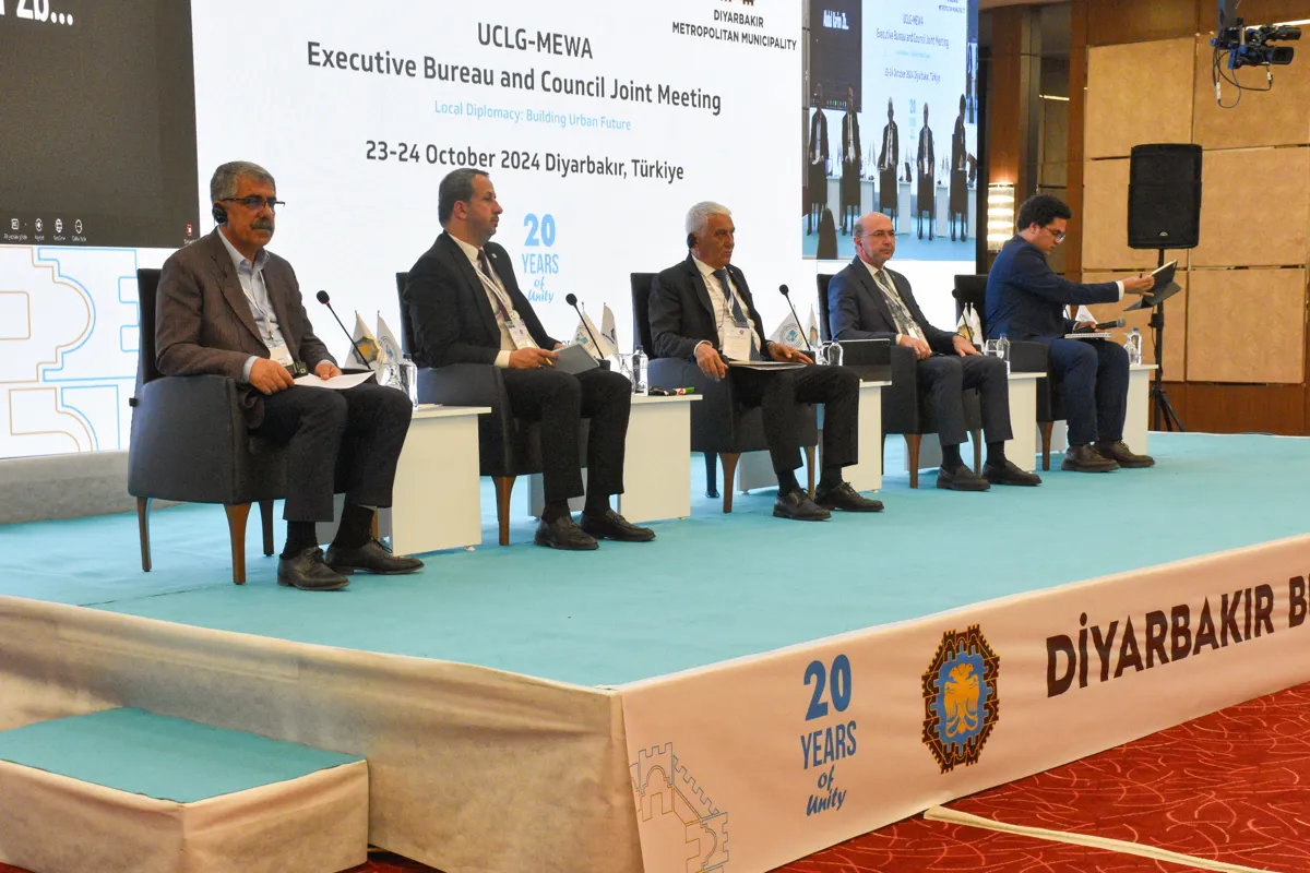 Eş Başkan Çelik UCLG-MEWA Toplantısında konuştu: En büyük kazanımımız eş başkanlık sistemidir