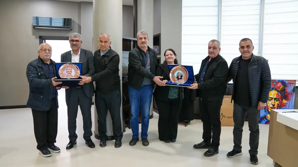 Eş Başkanlara spora verdikleri destek dolayısıyla teşekkür ziyaretleri gerçekleşti