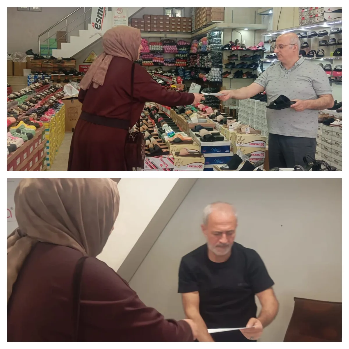 Günışığı Yardımlaşma ve Dayanışma Mağazamız ailelerimizle dayanışmaya devam ediyor. 