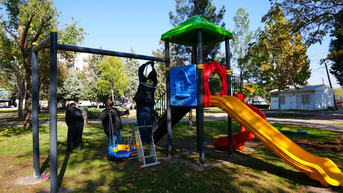 Körhat Parkı yeni oyun alanıyla çocukları bekliyor