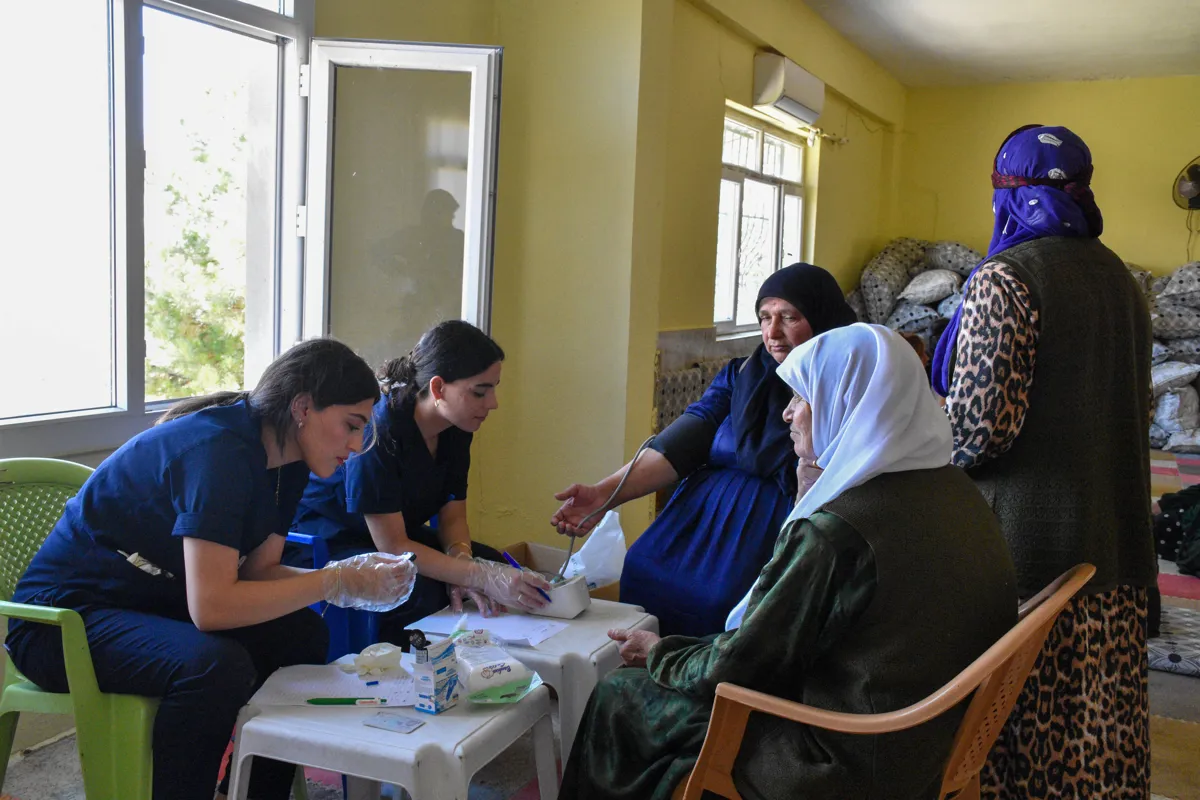 Develi Mahallesi'nde kadınlar ve çocuklar için kapsamlı sağlık taraması