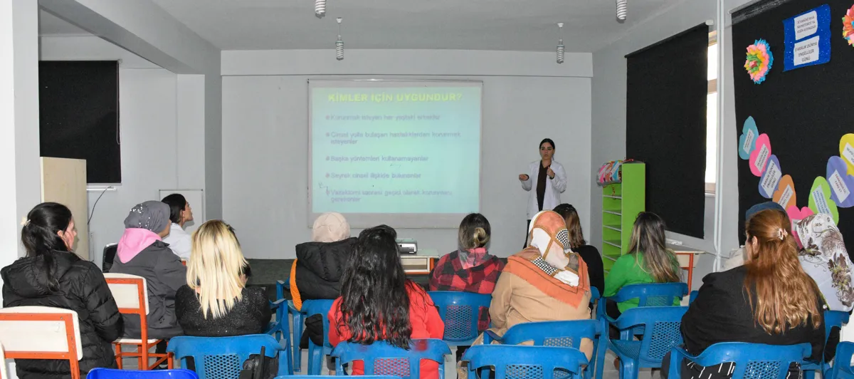 Kadınlar için aile planlaması semineri verildi