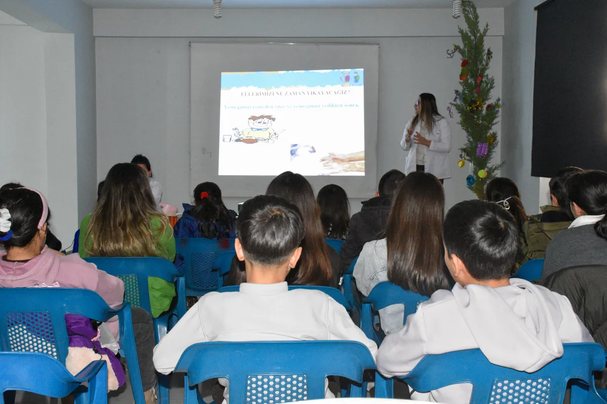 Çocukların sağlığını korumak için hijyen eğitimi verildi